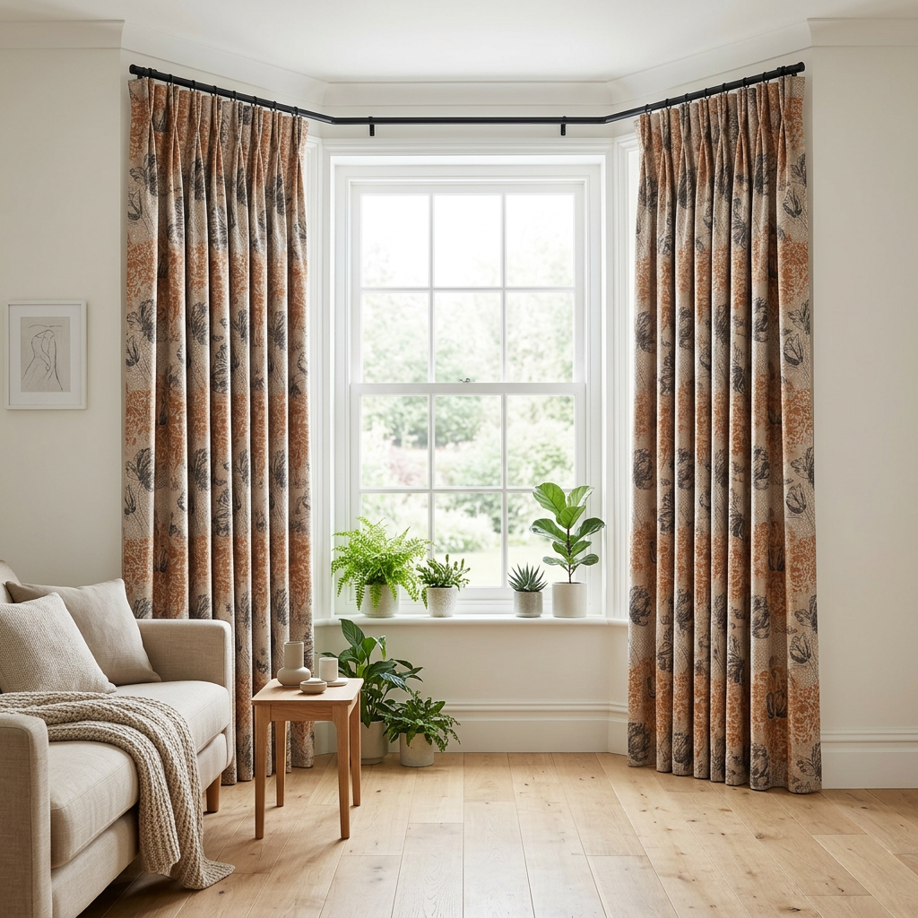 Vintage Ochre Curtains