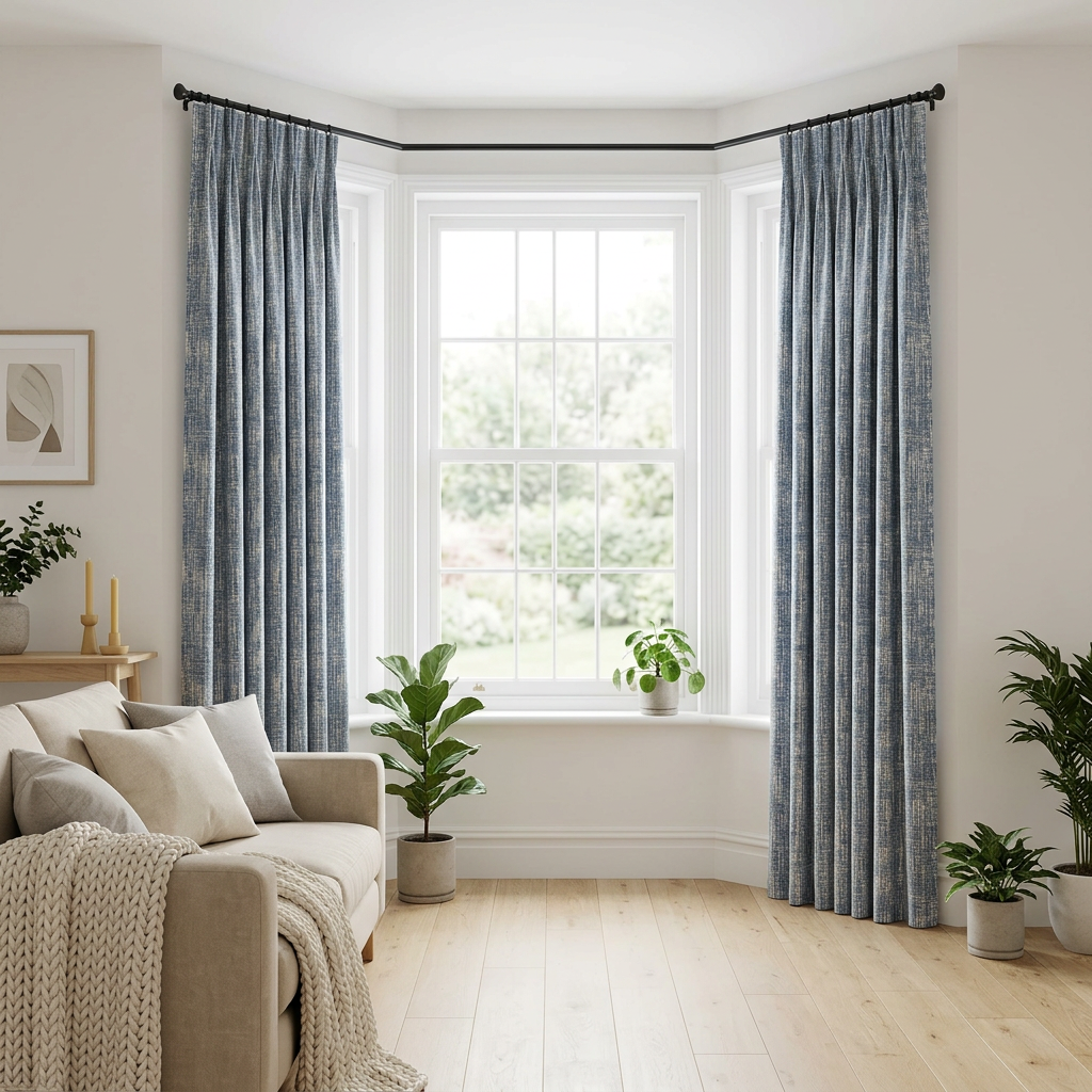 Textured Chenille Pattern Curtains