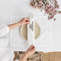 Moderna Luxury Embroidered Table Linen Collection – 100% Egyptian Cotton & Linen