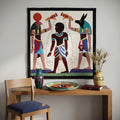 Colorful Pharaoh Khayyamian Tapestry