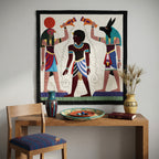 Colorful Pharaoh Khayyamian Tapestry