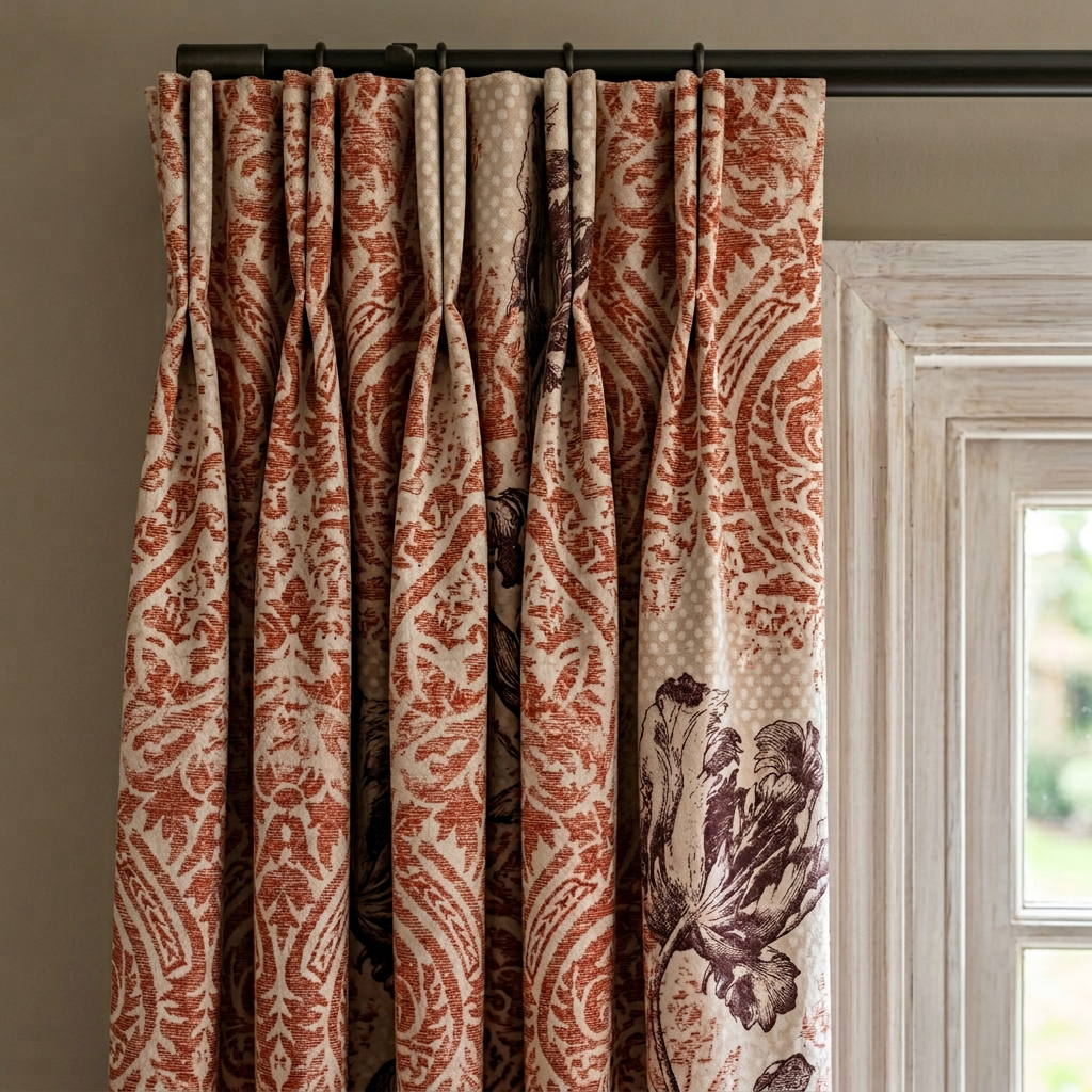 Vintage Ochre Curtains