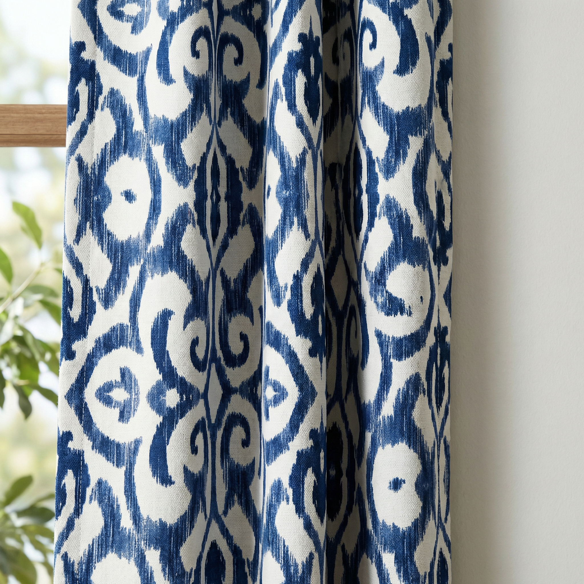 Marrakech Ink Blue Curtains