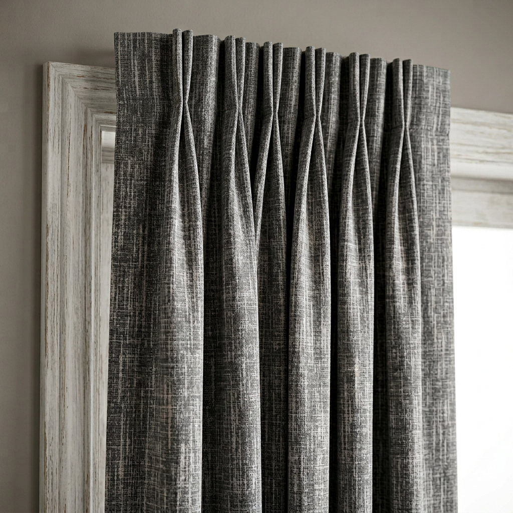 Textured Chenille Pattern Curtains
