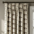 Wild Brown Horses Curtains
