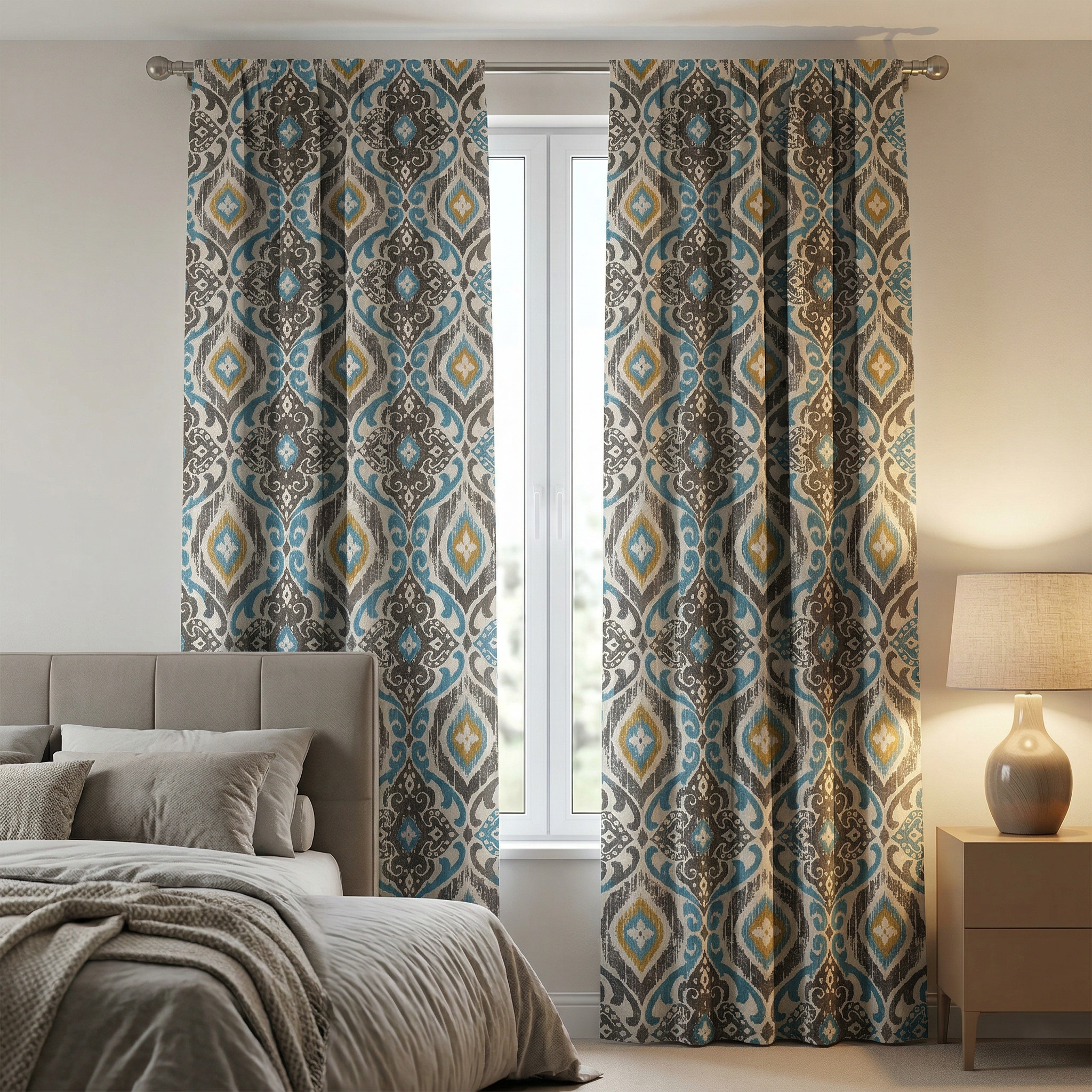 Moroccan Style Pattern Curtains