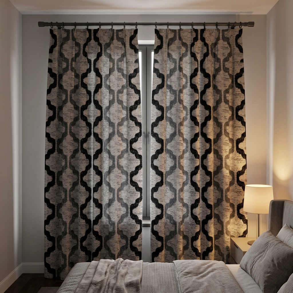Trellis Fabric curtains