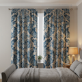 Vintage Floral Damask Curtains