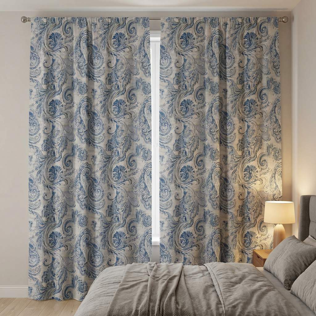Traditional Scroll Curtains