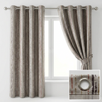Metallic Stripe Curtains