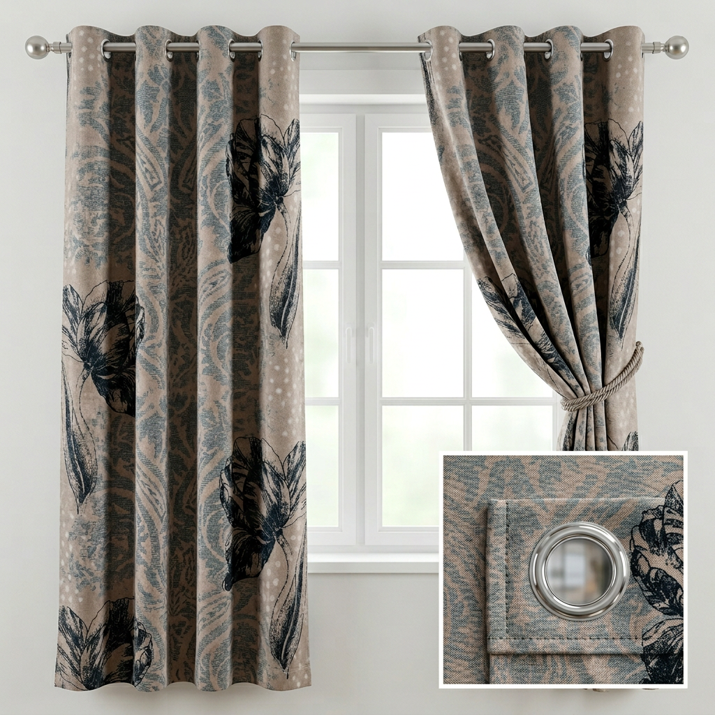 Vintage Ochre Curtains