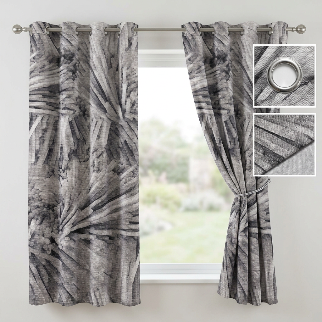 Textured Shag Pile Curtains