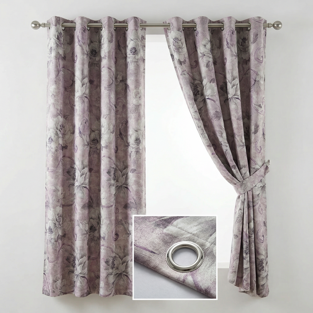 Watercolor Floral Curtains