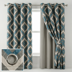 Geometric hexagon Curtains