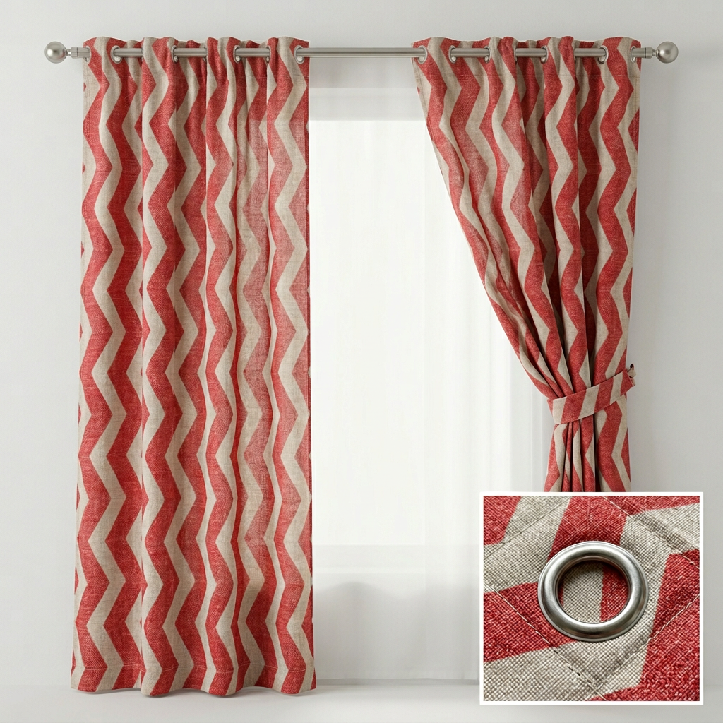 Zigzag Pattern Curtains