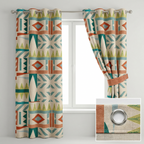 Boho Geometric Curtains