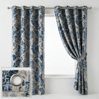 Vintage Floral Damask Curtains