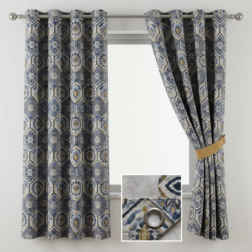 Vintage Mediterranean Curtains