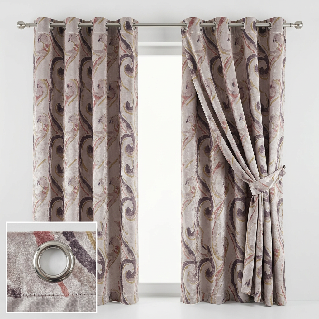 Swirl Pattern Curtains