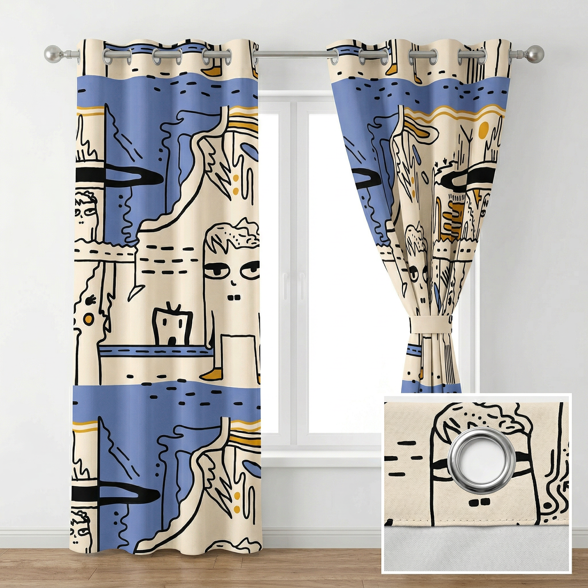 Bohemian Art Curtains