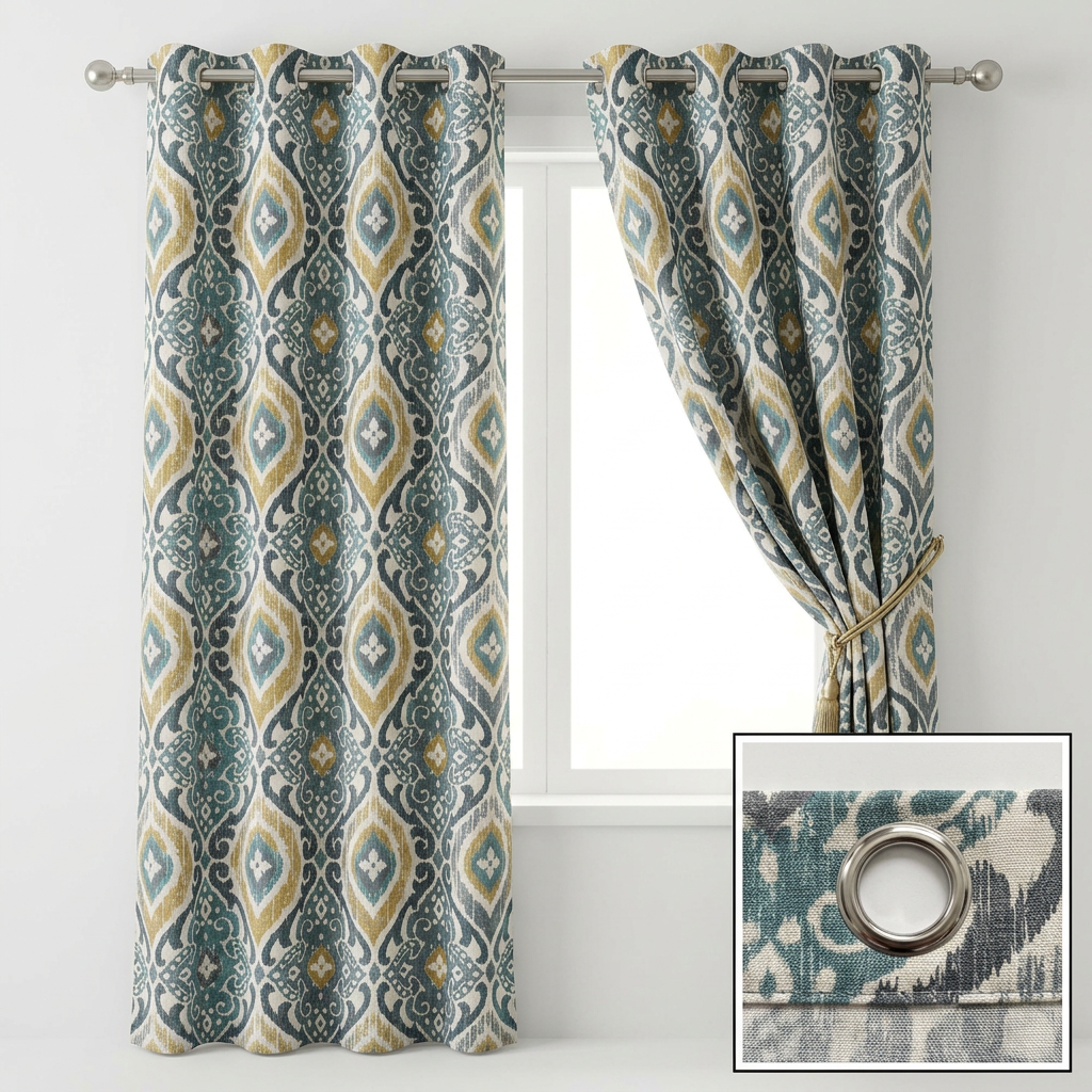 Moroccan Style Pattern Curtains