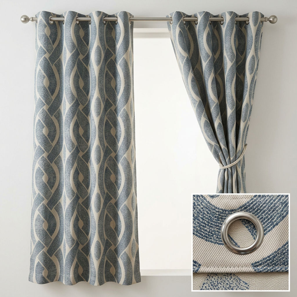 Interlocking Weave Curtains