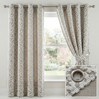 Luxury Ivory Textured Curtains