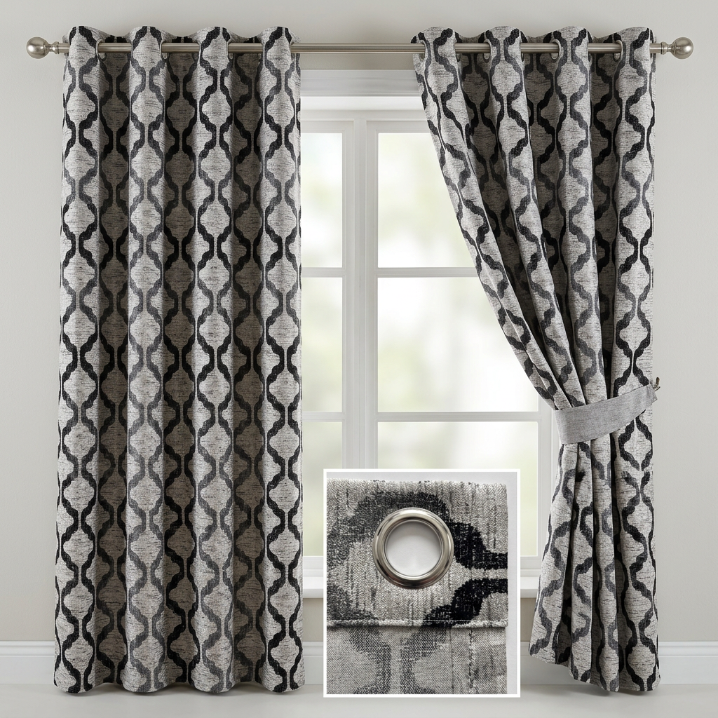 Trellis Fabric curtains