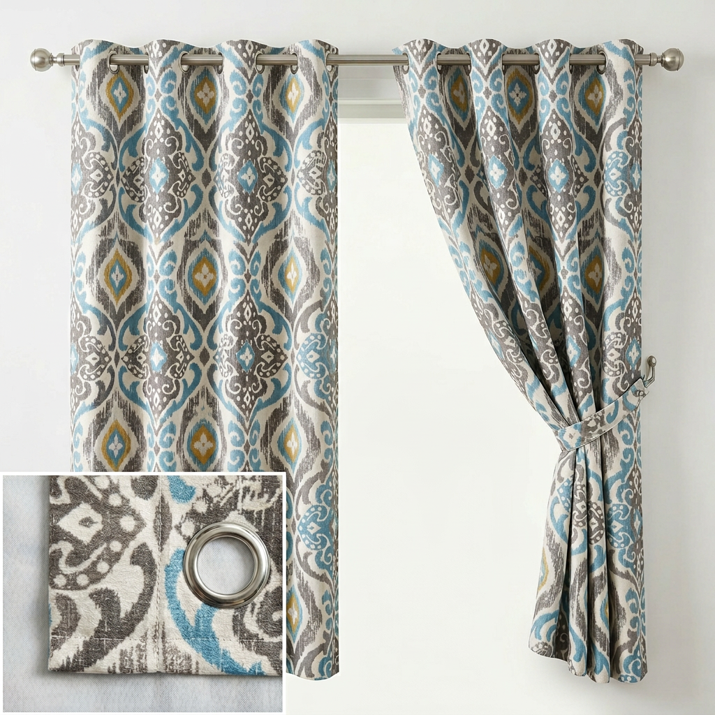 Moroccan Style Pattern Curtains