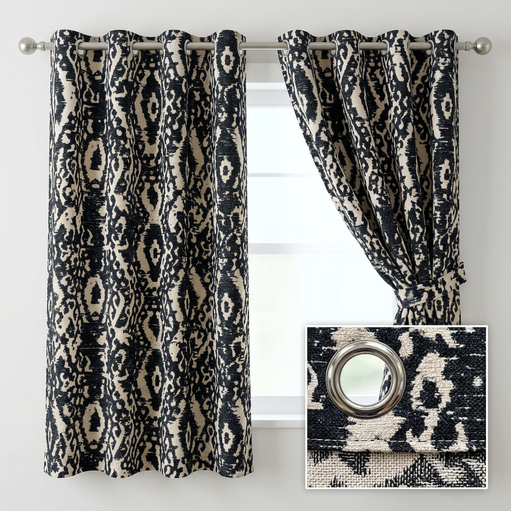Ikat Fabric Curtains