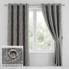 Textured Chenille Pattern Curtains