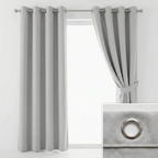 Fine Slub Weave Modern Curtains