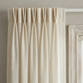 Mink Distressed Slub Tulle Sheer Curtains
