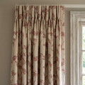 Dusky Floral Leaf Curtains