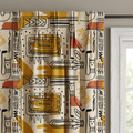 Abstract Tribal Doodle Curtains