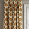 Bohemian Gold Circles Curtains