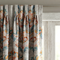 Orange Gobelin Curtains
