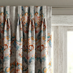 Orange Gobelin Curtains