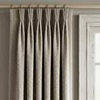 Natural Chunky Ribbed Knit Textured Curtains