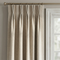 Natural Oatmeal Linen Look Textured Curtains