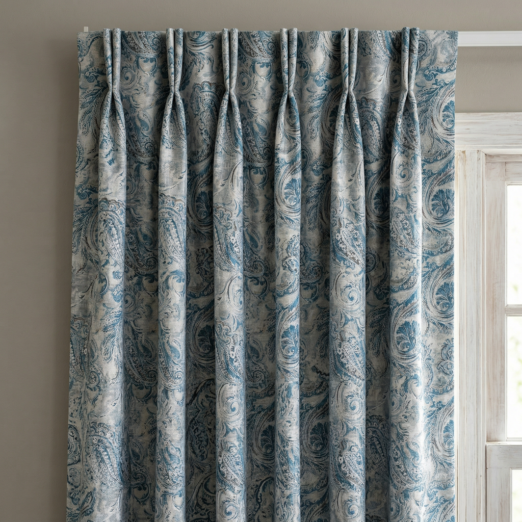 Traditional Scroll Curtains