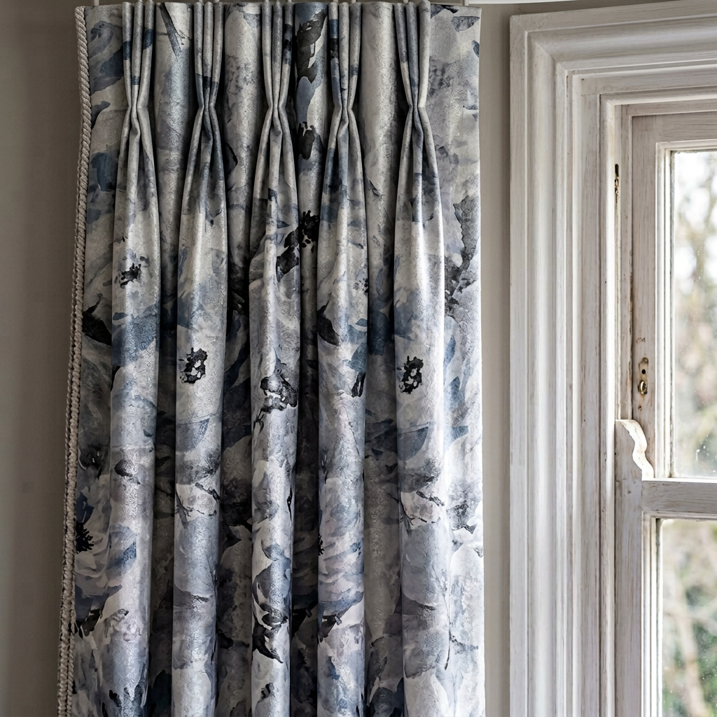 Watercolor Floral Curtains