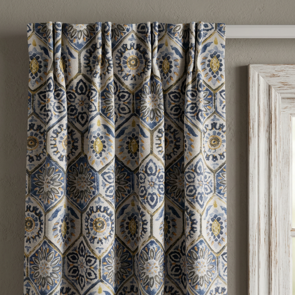 Vintage Mediterranean Curtains