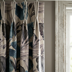 Botanical Palm Leaf Curtains