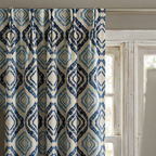 Geometric Diamond Pattern Curtains