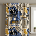 Blue Boohoos Curtains
