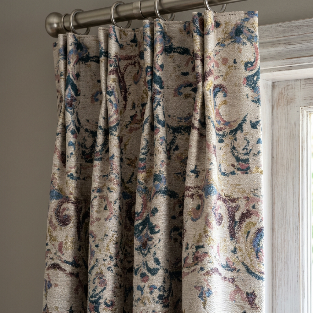 Blue Gobelin Curtains