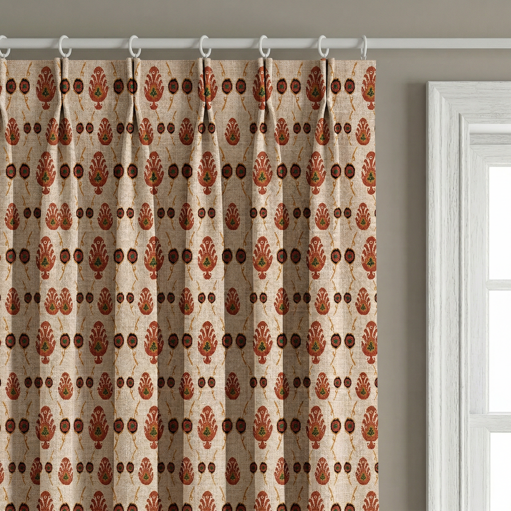 Ethnic Geometrical Print Upholstery Curtains