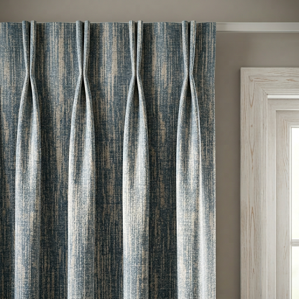 Textured Chenille Pattern Curtains