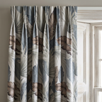 Botanical Palm Leaf Curtains
